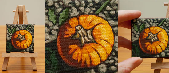 Tiny painting - Pumpkin