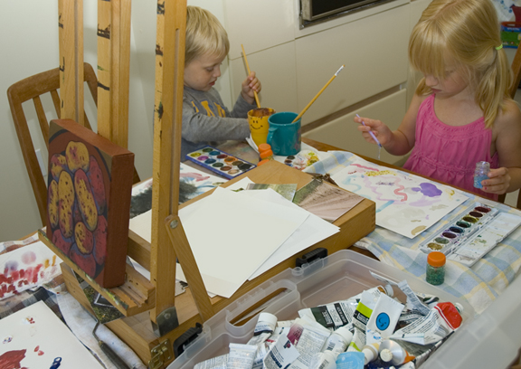 Isabelle&Dustin-Painting