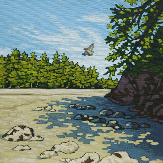 Low Tide Low Tide - acrylic painting
