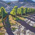 Vines at Road 13 - 14" x 18"