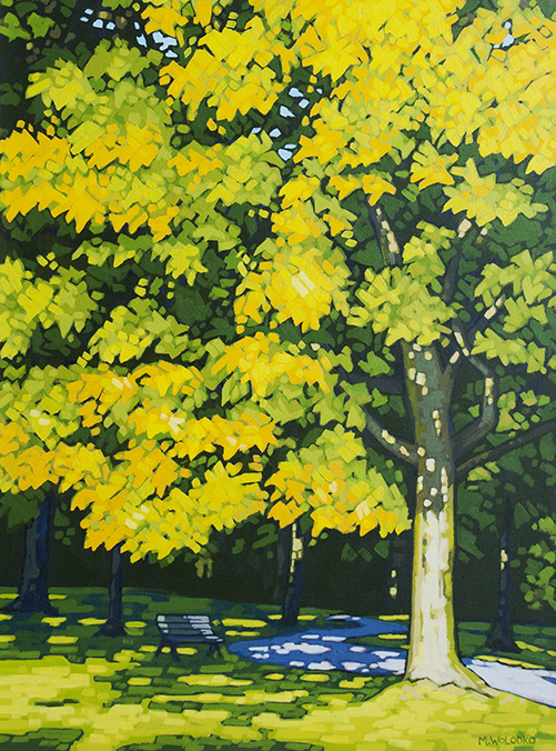 Green to Yellow  24" x 18"