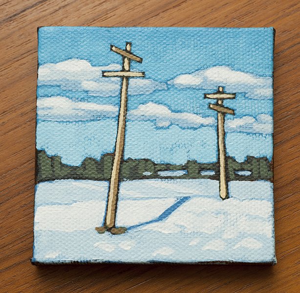 North Poles  3" x 3"