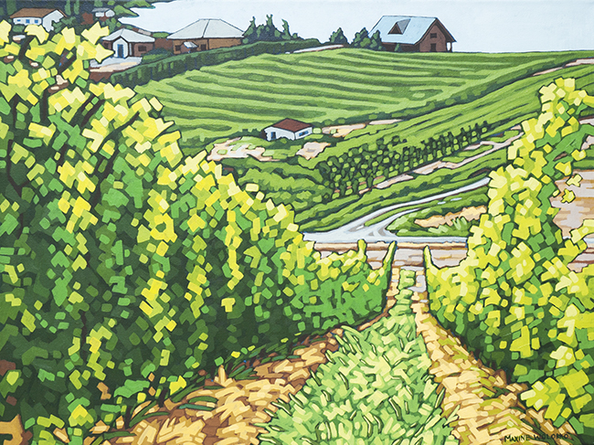 Summerland Vineyard  18" x 24"